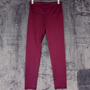 Fabletics Leggings Womens Small Burgundy High Rise Athletic Yoga Stretch
